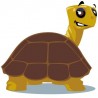 Sticker Tortue de dos P