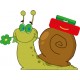 Sticker Escargot en vadrouille 2