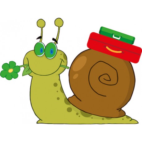 Sticker Escargot en vadrouille 2