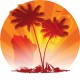 Sticker Ile Tropicale