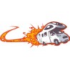 Sticker Camping car Dragster