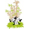 Sticker 3 PANDAS AMOUREUX BUISSON B