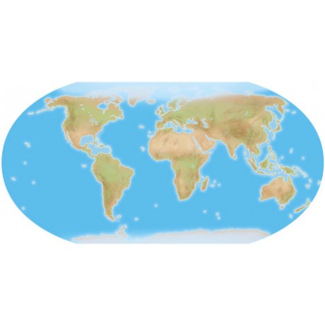 Sticker Carte du monde