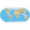 Sticker Carte du monde
