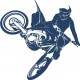 Sticker moto-cross 1