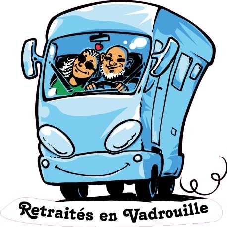 Sticker Des Retraités heureux Personnalisé