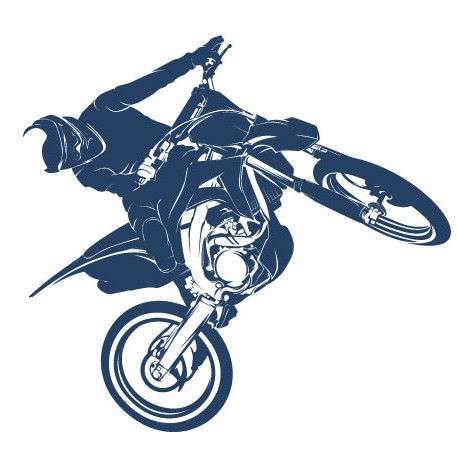 Sticker moto-cross 3